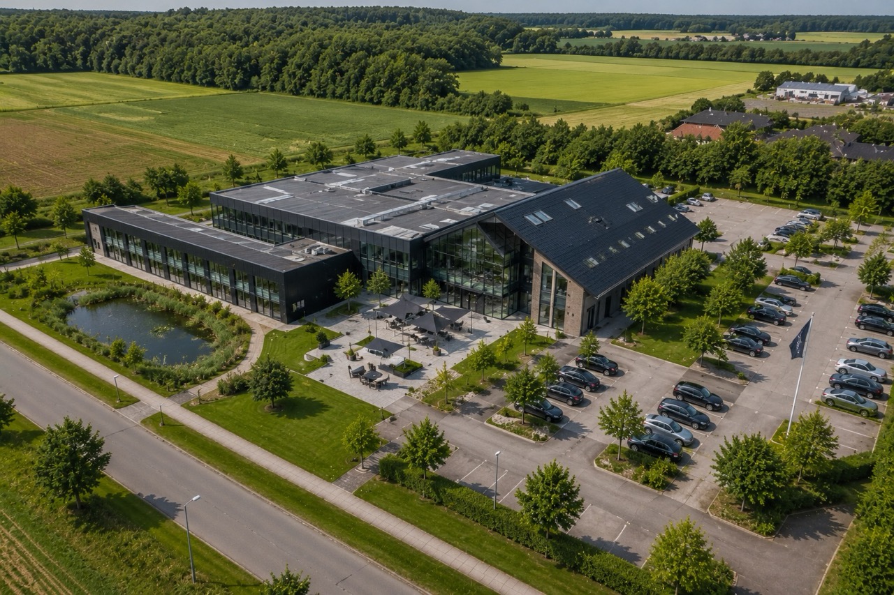 Luftfoto til bolig, ejendom og præsentation